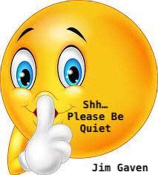 Shh...Please Be Quiet by Jim Gaven | TPT