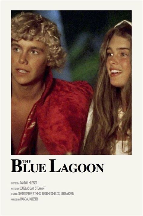 the blue lagoon (1980) minimalist movie poster | Blue lagoon movie ...