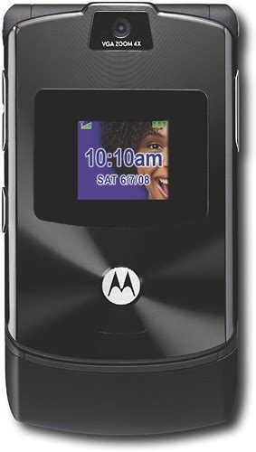 Best Buy: MetroPCS Motorola RAZR V3S No-Contract Cell Phone Black 83287GHBPA-R