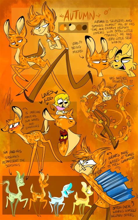 ZP: Autumn Ref Sheet by VivzMind on DeviantArt | Diseño de personajes, Arte de vida silvestre ...