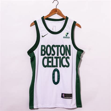 Jayson Tatum #0 Boston Celtics 2021 White City Edition Swingman Jersey