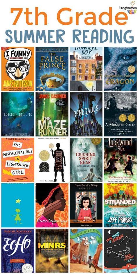 7th Grade Summer Reading List (Ages 12 - 13) | Imagination Soup