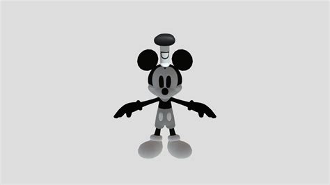 Mickey Mouse - Steamboat Willie Model - Download Free 3D model by ...