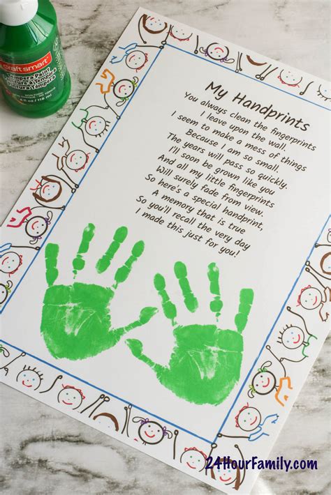 Mother's Day handprint poem Archives - 24hourfamily.com