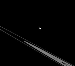 Cassini Captures New Image of Saturn’s Small Moon Epimetheus | Sci.News