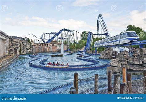 The Greece Area of Europa Park, Germany Editorial Photography - Image of rollercoaster ...