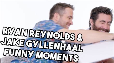 Ryan Reynolds & Jake Gyllenhaal Funny Moments | LIFE Interviews | Funny moments, Ryan reynolds ...