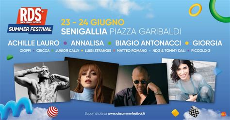 RDS Summer Festival 2023: i cantanti e tutte le info dell’evento a Senigallia