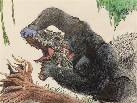 Indominus Rex vs King Kong by Mechafire1234 on DeviantArt