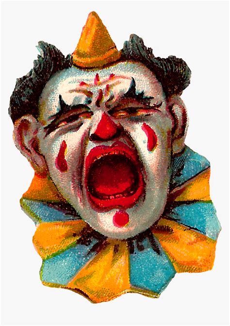 Vintage Clip Art Funny Circus Clowns Costume Images - Transparent Vintage Clown Png, Png ...