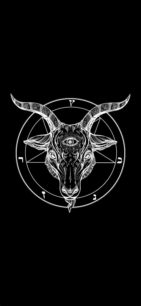 I don't know the original artist but I made a Baphomet wallpaper since I couldn't seem to find ...