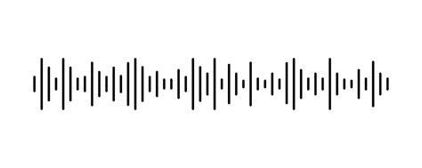 Podcast sound wave. Waveform pattern for music player, podcast, voise ...