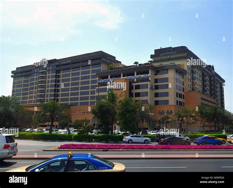 Dubai, UAE - April 8. 2018. View of City Center Clinic Stock Photo - Alamy