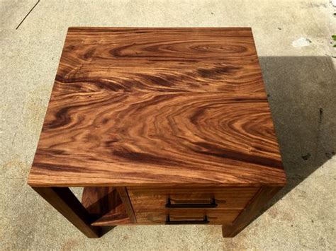 Custom Made Modern Walnut Nightstand by Surfridge Design | CustomMade.com