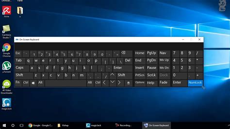 How to Turn on Numeric Key Pad on On-Screen Keyboard in windows 10 - YouTube