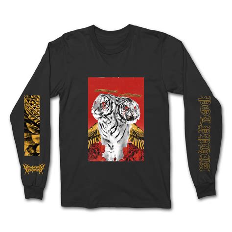 POLYPHIA / Long Sleeve Shirt Black - Tiger-New Level New Devil | DT Goods