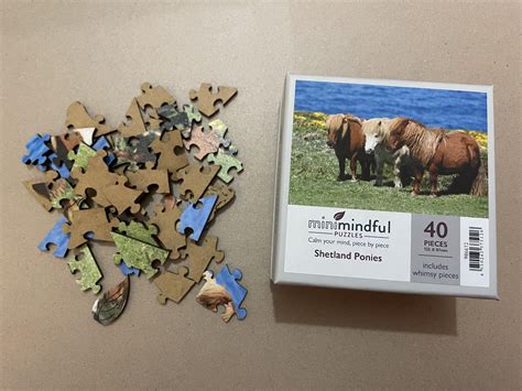 Wentworth Mini Mindfulness Wooden Jigsaw Puzzles / 40 pieces / Shetland ...