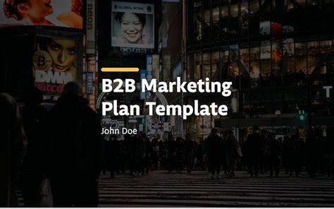 B2B Marketing Plan Template [Customizable]