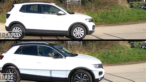 Volkswagen T-Cross vs T-Roc : lequel choisir ? - YouTube