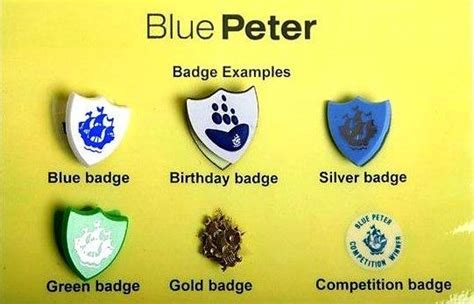 Anyone get a blue peter badge ? | Blue peter, Badge, Birthday badge