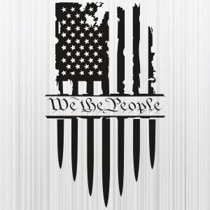 We the People Cut Flag Logo SVG | We the People PNG | We the People US Flag vector File