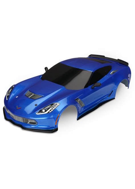 Traxxas 8386X - 4-Tec 2.0 Corvette Z06 Body - Blue - Hub Hobby