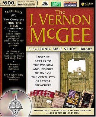 The J. Vernon McGee Electronic Bible Study Library by J. Vernon McGee ...