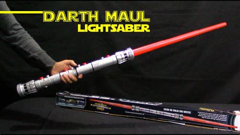 🔴 DARTH MAUL Double Bladed LIGHTSABER Star Wars Sith - YouTube