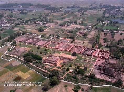 Aerial view of ‘Nālandā Māha Vihāra’ in the State of Bihar, India. – Nalanda Buddhist Society