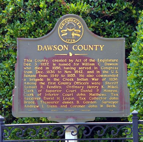 Dawson County - Georgia Historical Society