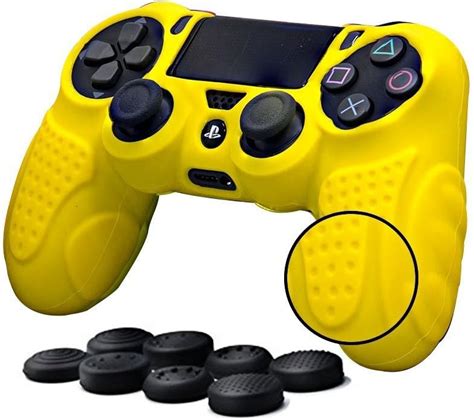 Amazon.com: CHINFAI PS4 Controller DualShock4 Skin Grip Anti-slip ...