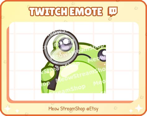 Twitch Emote / Cute Frog SUS Emote / Cute Frog Toad Sub Emoji | Etsy