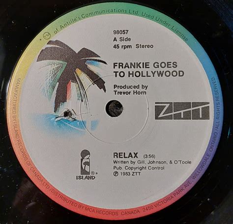 Frankie Goes To Hollywood – Relax – Vinyl (7", 45 RPM + 3 more), [r22538717] | Discogs