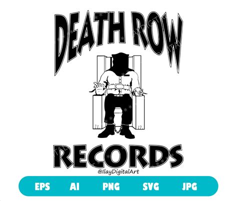 Death Row Svg Death Row Records Svg Gangsta Rap Svg 2pac | Etsy New Zealand