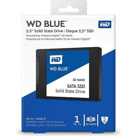 Western Digital BLUE 1TB SSD SATA3 2.5" (WDSSD1TB) MS6-000075 Internal Solid State Drive ...