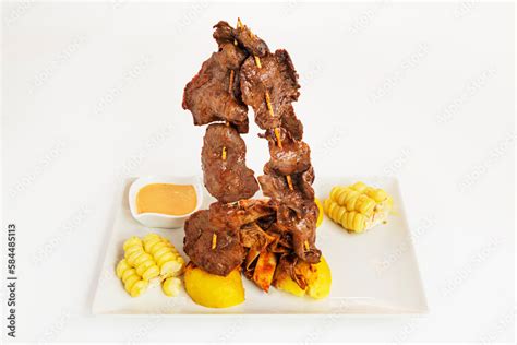 anticucho is a type of skewer of Peruvian origin, which is also popular in some South American ...