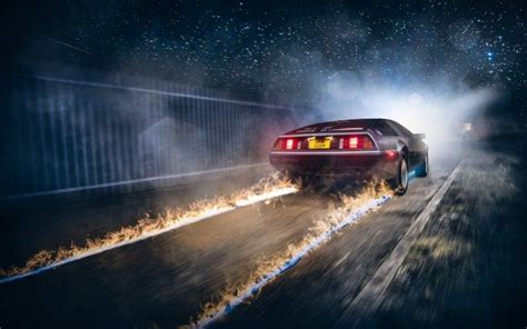 movies, Artwork, DeLorean, Back To The Future, Car, Fire Wallpapers HD / Desktop and Mobile ...