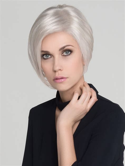 Monofilament White Synthetic Pixie Wigs Women