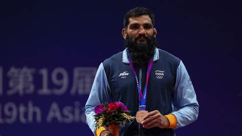 Wrestler Sunil Kumar Wins India's First Greco Roman Medal At Asian ...