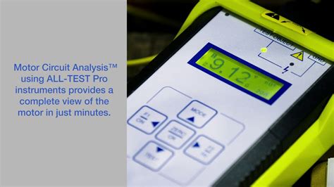 Motor Circuit Analysis (MCA™) Outperforming the Megohmmeter - YouTube