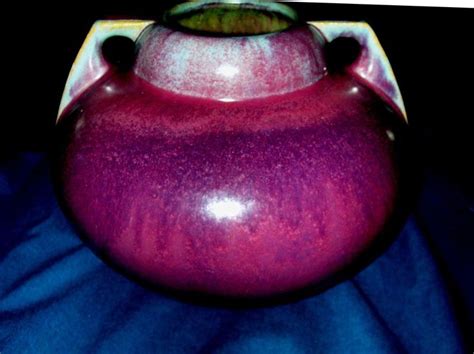 Fulper # 656 6 1/4 x 8" $370.00 | Green vase, Ceramic pottery, Pottery