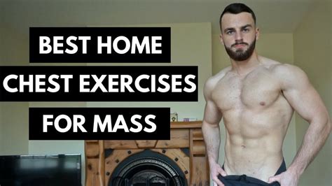 Home Chest Exercises For Men - Home Chest Workout No Weights - YouTube