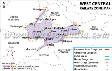 Western Railway Zone Map - Colene Catherina