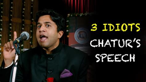 Chatur's speech - Funny scene | 3 Idiots | Aamir Khan | R Madhavan ...