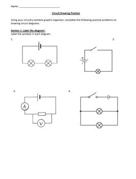 Drawing Circuit Diagrams Worksheet Answers