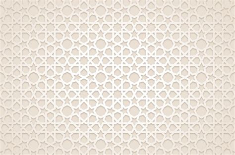 Premium Vector | Free vector islamic pattern background