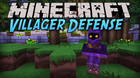 Minecraft Villager Defense [Part 1] - Save Them! - YouTube