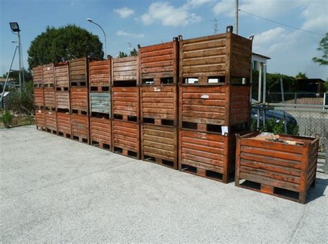 Approx. 25 800x850x1000 mm Steel Pallet Containers