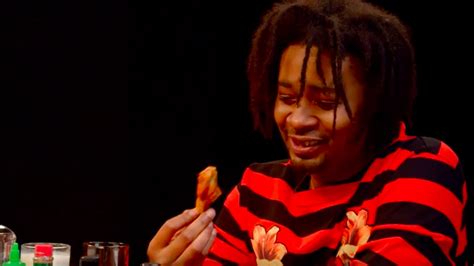 Watch Detroit Rapper Danny Brown Eat Fiery Hot Wings - Eater Detroit