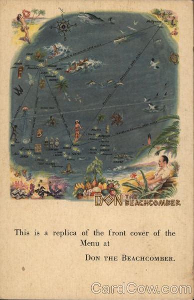 Don the Beachcomber Hollywood, CA Postcard